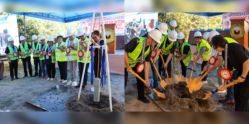 Present officials of various NGAs participate in the laying of the new building’s cornerstone