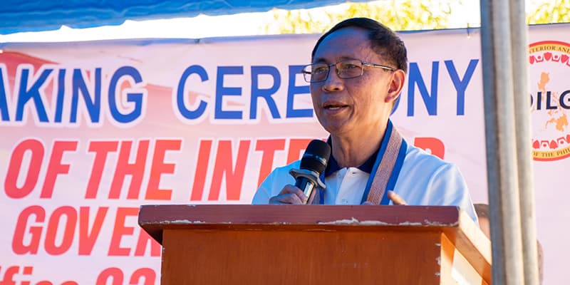 Usec. Iringan said that the new office building will serve as refuge for the DILG Field Officers and staff.