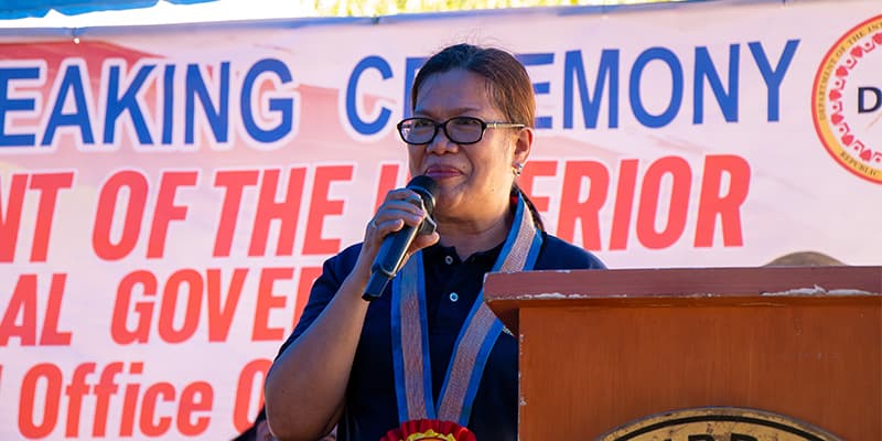 RD De Leon emphasized that having an office building represents the stability of an agency.